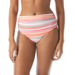 Coco Reef Impulse High Waist Bikini Bottom - Paloma Stripe
