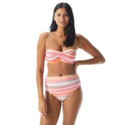 Coco Reef Five Way Bra Sized Underwire Bikini Top - Paloma Stripe -Swim Wear Shop U74988 816 alt04