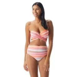 Coco Reef Five Way Bra Sized Underwire Bikini Top - Paloma Stripe -Swim Wear Shop U74988 816 alt06