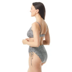 Coco Reef Supreme Bra Sized Shirred Underwire Bikini Top - St. Tropez Leopard -Swim Wear Shop U80460 006 alt02