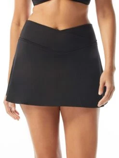 Coco Reef Serene Cross Over Swim Skort - Classic Solids