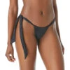 Vince Camuto Side Tie Shirred Cheeky Bikini Bottom - Serengeti Shades -Swim Wear Shop V09723 001