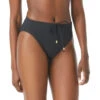 Vince Camuto Drawstring High Waist Bikini Bottom - Solids -Swim Wear Shop V09738 001