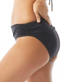 Vince Camuto Draped High Waist Bikini Bottom - Solids -Swim Wear Shop V09763 001 alt02 R