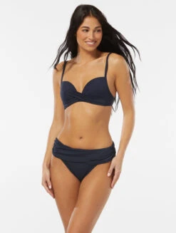 Vince Camuto Draped Bikini Top - Solids