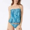 Vince Camuto Chain Halter Blouson Tankini Top - Nile Boa -Swim Wear Shop V22274 442
