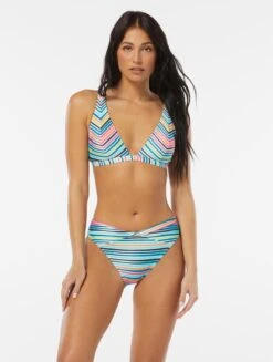 Vince Camuto Triangle Bikini Top - Sunbeam Stripe