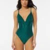 Vince Camuto Ribbed One Piece Swimsuit - Rib Texture -Swim Wear Shop V30765 322