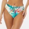 Vince Camuto Drawstring High Leg Bikini Bottom - Balines Floral 2 Vince Camuto Drawstring High Leg Bikini Bottom - Balines Floral -Swim Wear Shop V31738 970