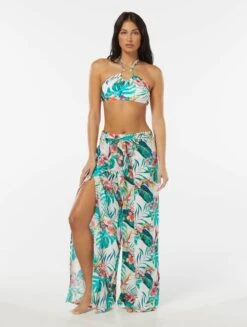Vince Camuto Wrap Tie Cover Up Pants - Balines Floral -Swim Wear Shop V31914 970 alt02