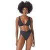 Vince Camuto Ribbed Triangle Bikini Top - Ripple Effect -Swim Wear Shop V69732 001