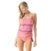 Beach House Swim Bridget Side Shirred Underwire Tankini Top - Desert Stripe -Swim Wear Shop h16925 601 1