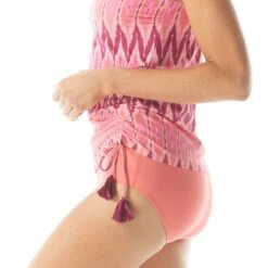 Beach House Swim Bridget Side Shirred Underwire Tankini Top - Desert Stripe 11 Beach House Swim Bridget Side Shirred Underwire Tankini Top - Desert Stripe -Swim Wear Shop h16925 601 alt02 1