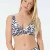 Beach House Swim Ivy Twist Front Underwire Bikini Top - Wild Tiger -Swim Wear Shop h46969 511 1 1