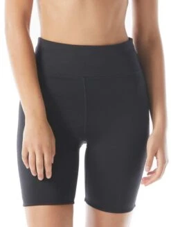 Beach House Sport Pace High Waist Biker Short - Beach Solids