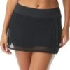 Beach House Excel Mesh Swim Skort - Beach Solids