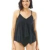Beach House Kerry Underwire Tankini Top - Crochet Soleil