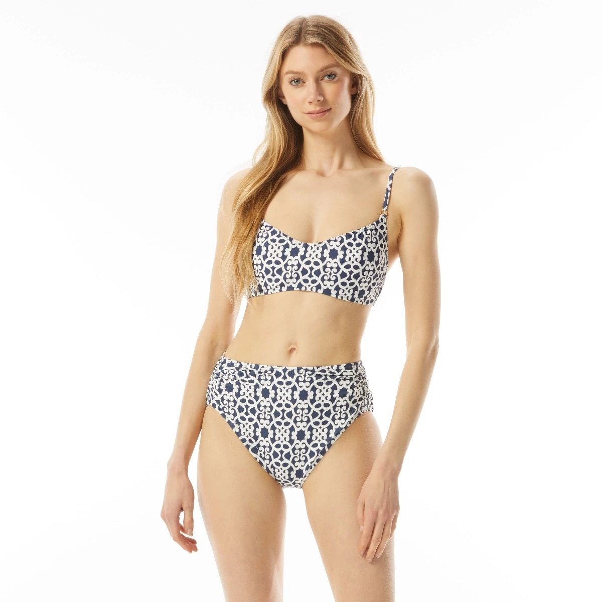 Beach House Swim Nora Bikini Top - Island Grid 3 Beach House Swim Nora Bikini Top - Island Grid