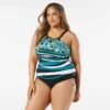Beach House Swim Plus Size Blair High Neck Tankini Top - Deco Border 1 Beach House Swim Plus Size Blair High Neck Tankini Top - Deco Border -Swim Wear Shop hw10130 001 1