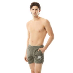 John Varvatos Malibu Swim Short - Skull Embroidery -Swim Wear Shop j04009 339 alt02