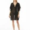 MICHAEL Michael Kors Chain Caftan Cover Up - Signature Solids -Swim Wear Shop mm1k623 001 r 1 1