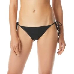 MICHAEL Michael Kors Side Tie Bikini Bottom - Radiant Chain Solids