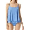 MICHAEL Michael Kors Chain Layered Underwire Tankini Top - Iconic Solids -Swim Wear Shop mm7m518 403 2 1