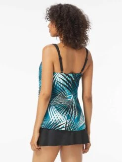 Coco Reef Core V-Neck Bra Sized Underwire Tankini Top - Endless Summer Palm -Swim Wear Shop u84382 349 alt01 13