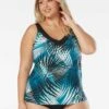 Coco Reef Core V-Neck Bra Sized Underwire Tankini Top - Endless Summer Palm -Swim Wear Shop u84382 349 alt04 13