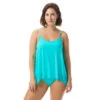 Coco Reef Current Bra Sized Mesh Layer Underwire Tankini Top - Classic Solids -Swim Wear Shop u95433 445