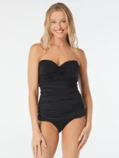 Coco Reef Charisma Bra Sized Underwire Bandeau Tankini Top - Classic Solids -Swim Wear Shop u95481 006 1