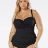 Coco Reef Charisma Bra Sized Underwire Bandeau Tankini Top - Classic Solids -Swim Wear Shop u95481 006 alt07 1