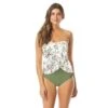 Vince Camuto Draped Bandeau Tankini Top - Piccadilly Garden 1 Vince Camuto Draped Bandeau Tankini Top - Piccadilly Garden -Swim Wear Shop v07516 110 2