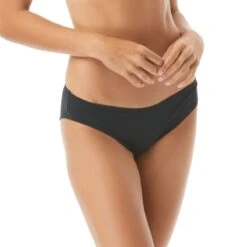 Vince Camuto Shirred Smooth Fit Cheeky Bikini Bottom - Sanremo Shades