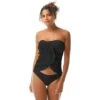 Vince Camuto Crochet Draped Bandeau Tankini Top - Crochet Lace -Swim Wear Shop v90516 001 1
